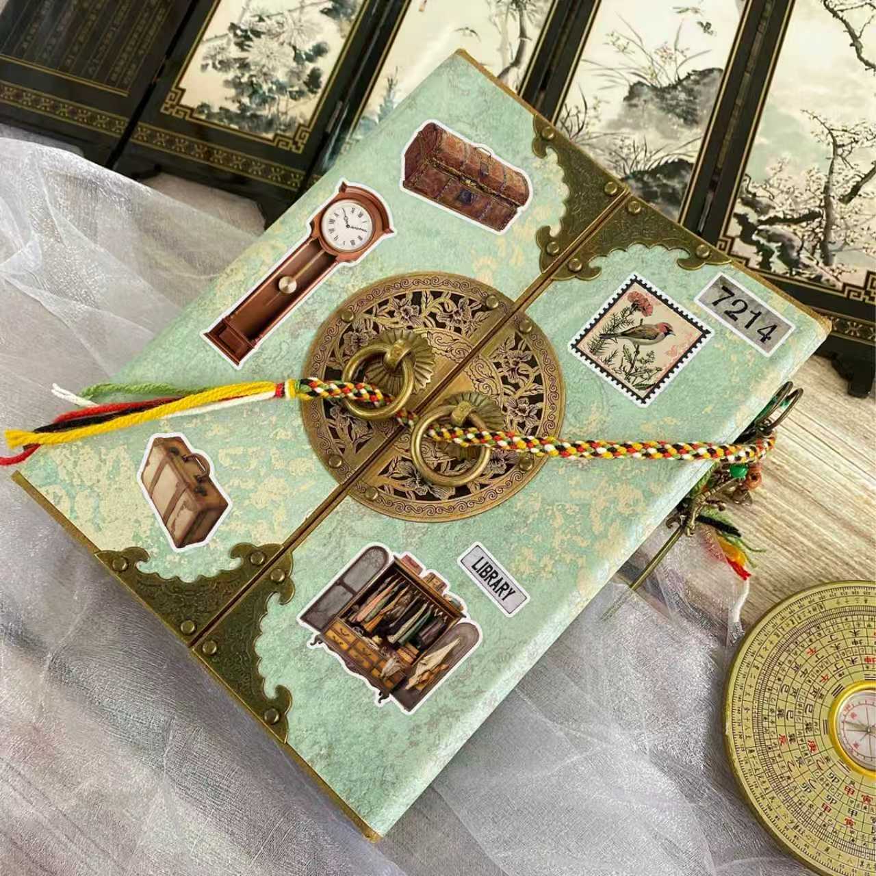 Livros de adesivos de bugigang - Embellishments For Scrapbooking avaliação e preço