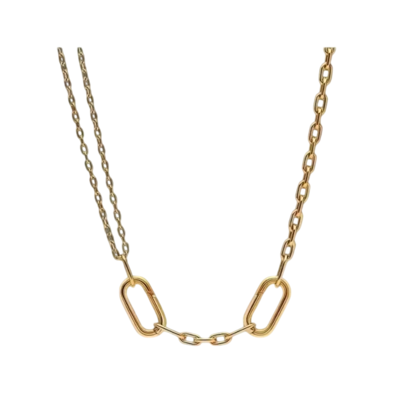 Novo colar de prata S925 com f - Pearl Trim Chain avaliação e preço