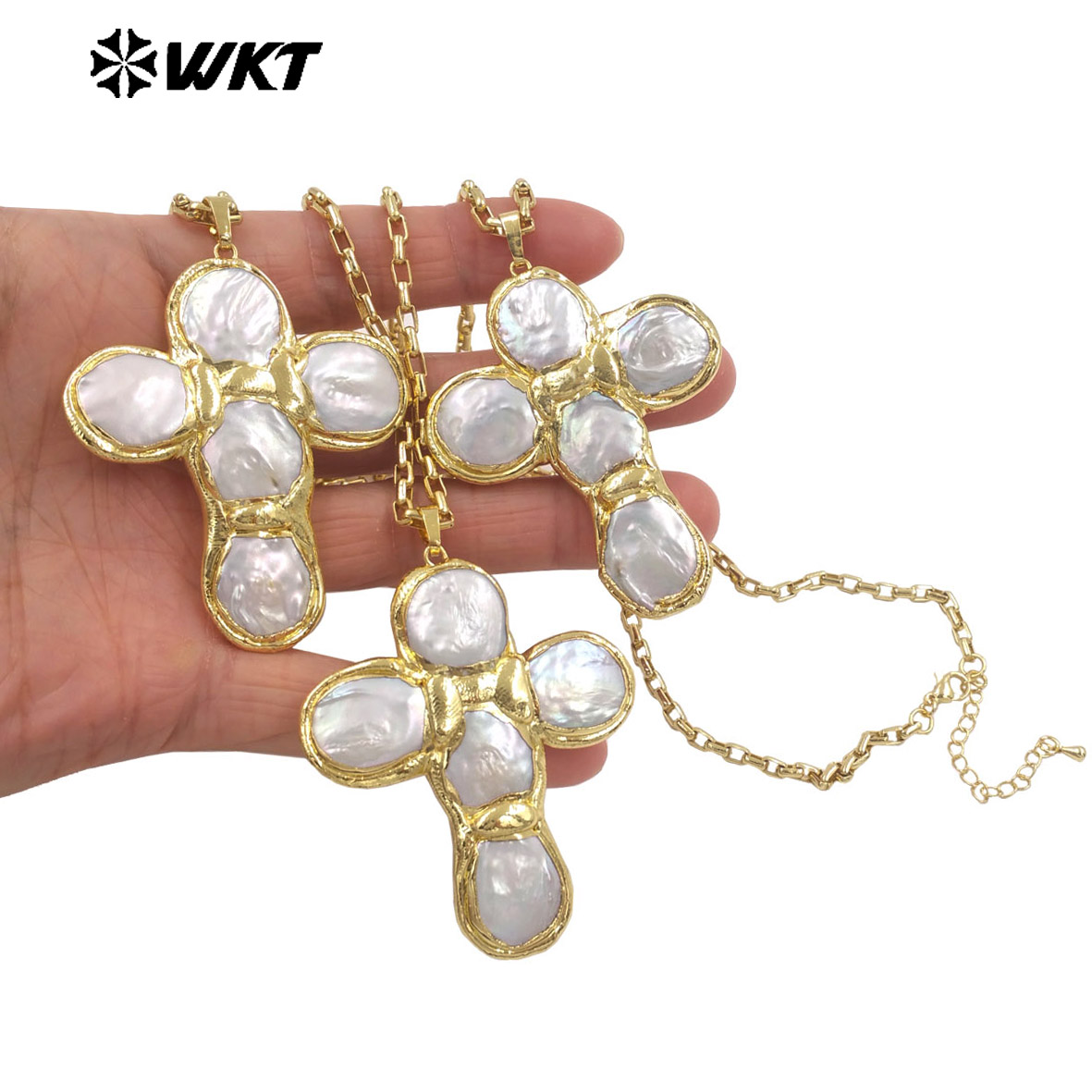 WT-JN349 Colar de Pérolas Natu - Pearl Trim Chain avaliação e preço