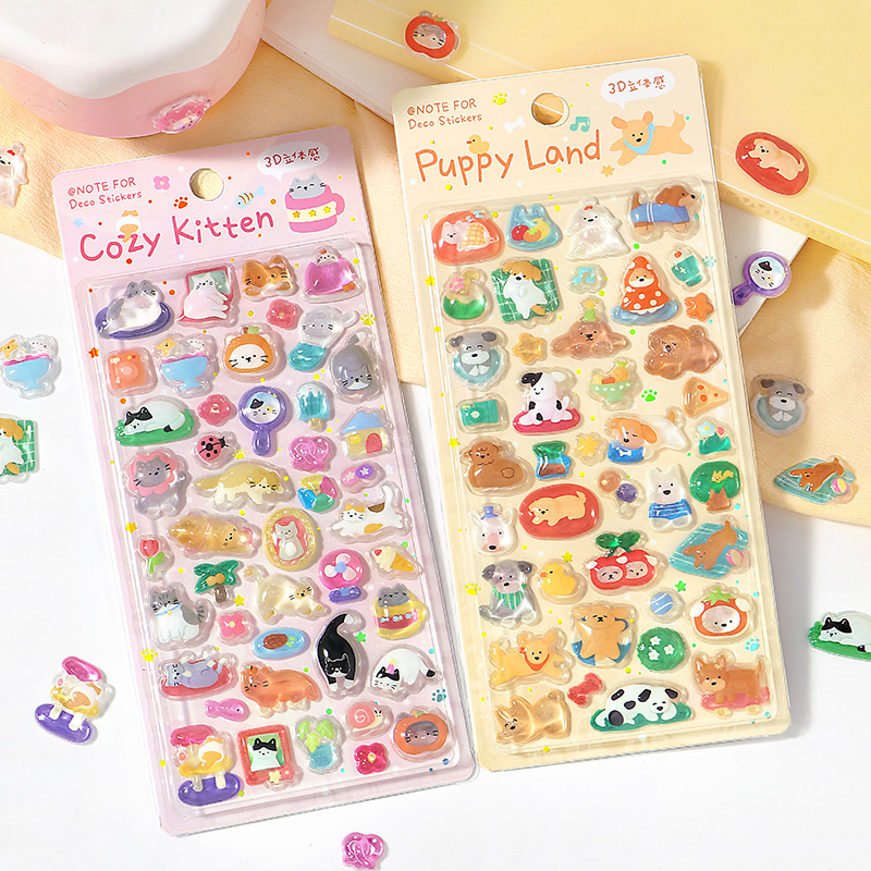 1Pc/Pack Adesivos 3D Fofos em  - Embellishments For Scrapbooking avaliação e preço