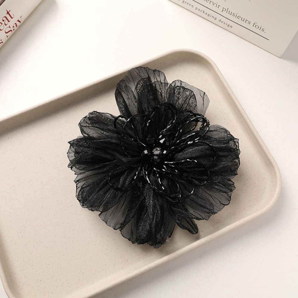 Aplique de Flor em Tecido de O - Crystal Mesh Fabric avaliação e preço