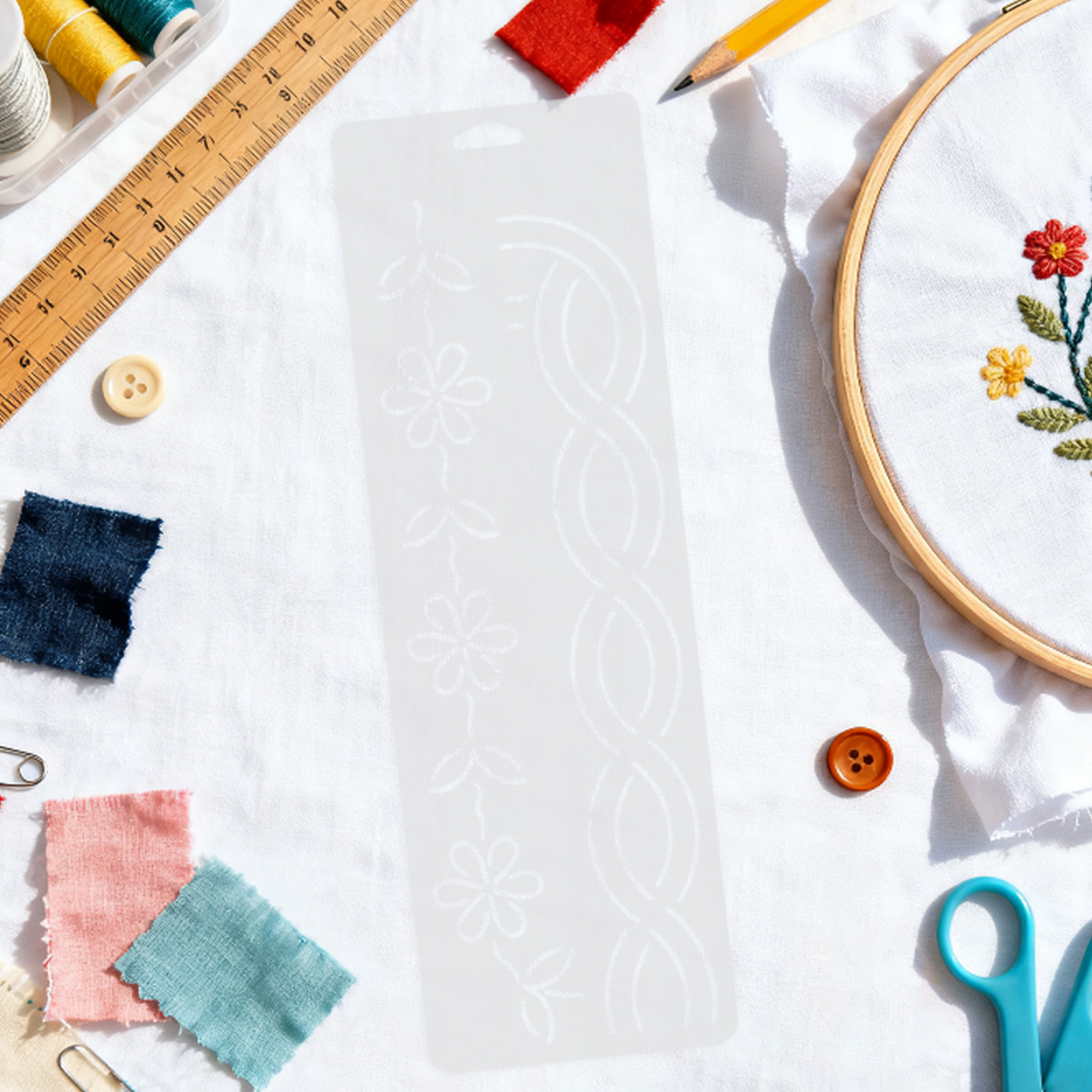 2 peças de estênceis para quil - Embroidery Craft avaliação e preço